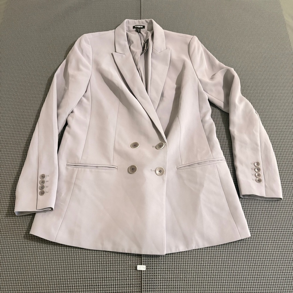 Express Womens Lavender Double Breasted Blazer Size Small NWT
